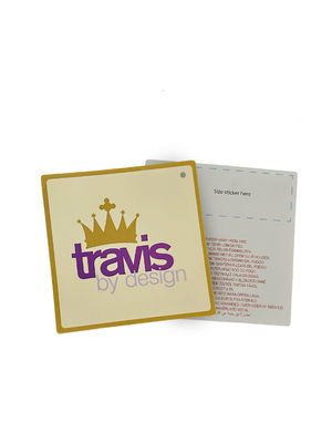 प्रीमियम कस्टम हैंग टैग फैशनेबल ब्रांडेड स्विंग टैग लक्जरी स्विंग टैग