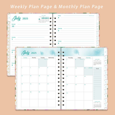 लोगो प्रिंटिंग के साथ कस्टम स्पाइरल हार्डकवर नोटबुक A5 साइज़