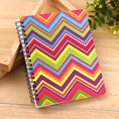Lined Paper Spiral Hardcover Notebook Personalization Option Custom Cover Art 300gsm Cover Weight