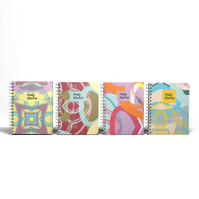 लोगो मुद्रण सर्पिल हार्डकवर नोटबुक 100 पृष्ठ टिकाऊ सर्पिल बाइंडिंग व्यापार सम्मेलनों और कार्यशालाओं के लिए एकदम सही