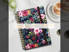 विंटेज स्टाइल हार्डकवर कस्टम जर्नल नोटबुक स्टाइल के साथ अपने व्यवसाय को बढ़ावा दें