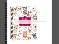 5.8 x 8.3 इंच विंटेज स्पाइरल हार्डकवर नोटबुक स्पाइरल बाइंडिंग हार्डकवर विंटेज स्टाइल