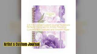 कस्टम जर्नल नोटबुक कलाकारों को पसंद है