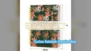 कस्टम जर्नल नोटबुक विचारों को तेजी से व्यवस्थित करें